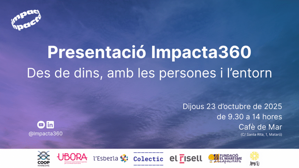 Es presenta oficialment el projecte Impacta360